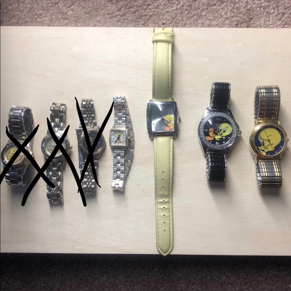 Warner Brothers Tweety Bird watches!!